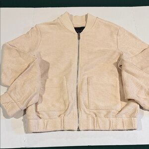 Sanctuary Cream Bomber Jacket